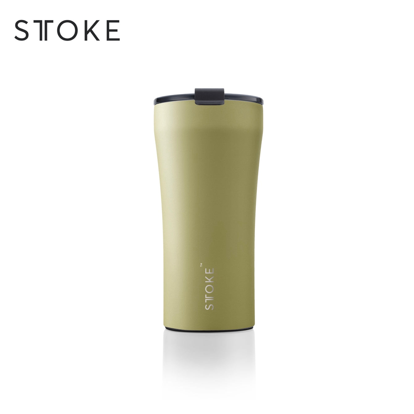 Sttoke leakproof cup heather green