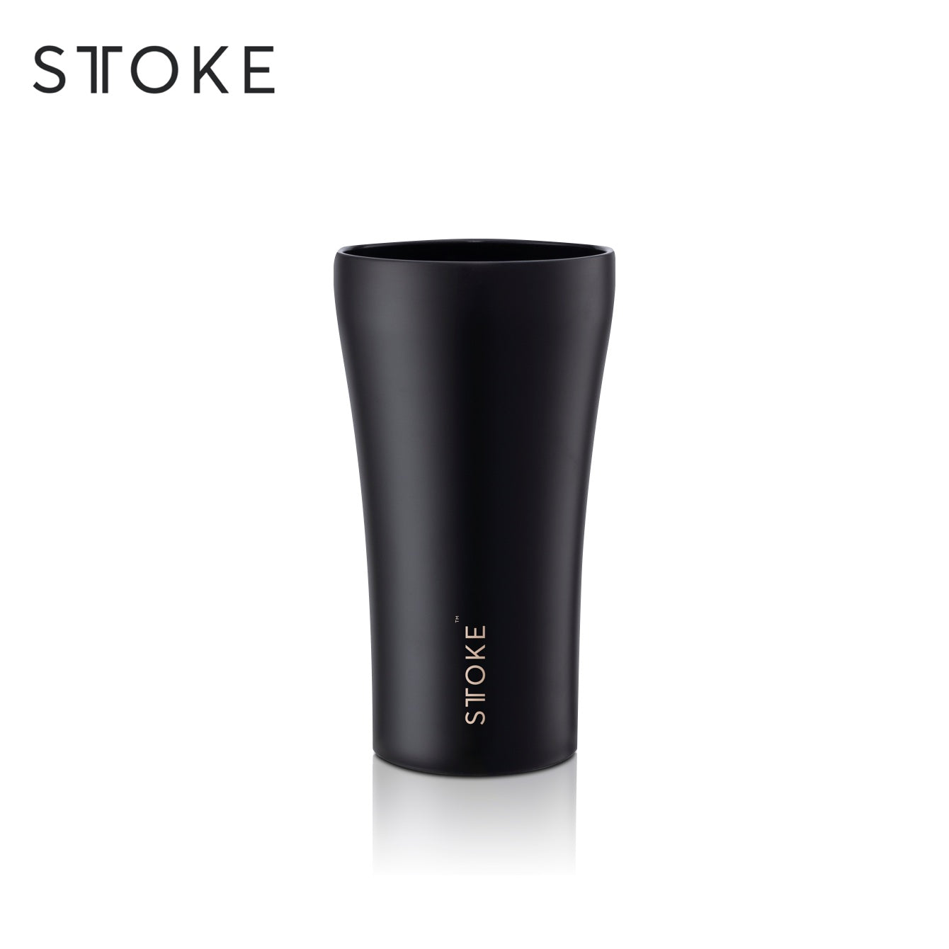 Sttoke leakproof cup midnight black