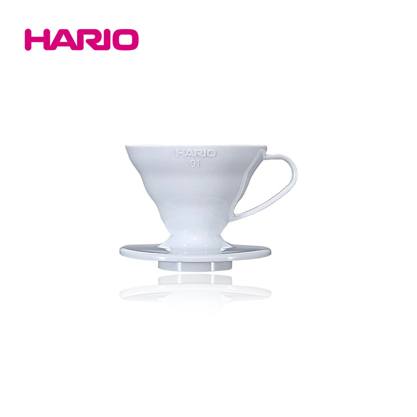 Hario V60 Plastic Coffee Dripper white